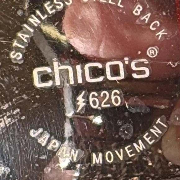 Chico’s silver tone 7 strand band watch. NWOT - Picture 4 of 5